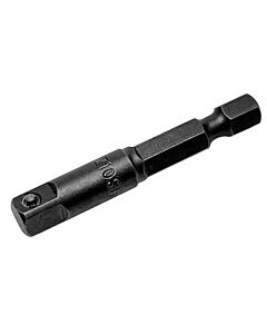 Adaptador con perno para dados cuadro hembra de 1/4", hexágono de 1/4" x 2" Urrea