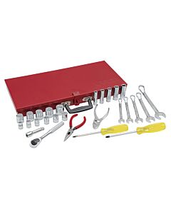 Juego de dados y accesorios cuadro de 3/8" en pulgadas, 28 piezas Urrea