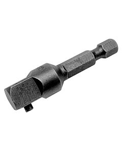 Adaptador con perno para dados cuadro hembra de 3/8", hexágono de 1/4" x 2" Urrea