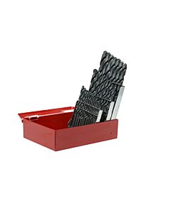 Juego de brocas negras de acero de alta velocidad zanco recto, 29 piezas Urrea