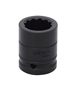 Dado de impacto cuadro de 3/4", 12 puntas, en pulgadas, 1-1/8" Urrea
