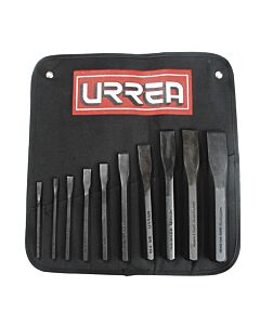 Juego combinado de cinceles corta frío, 10 piezas Urrea