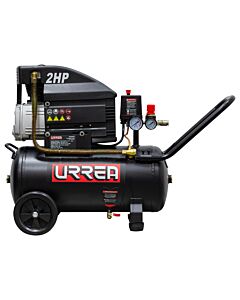 Compresor de aire eléctrico lubricado 25 Lt, 2 HP, 127 V Urrea
