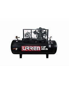 Compresor de aire eléctrico de banda 500 Lt, 5 HP, 220 V - 440 V Urrea
