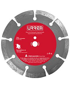 Disco de diamante segmentado, 18" Urrea