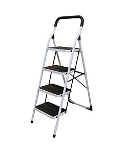 Escalera plegables tipo taburete de acero con 4 peldaños Surtek