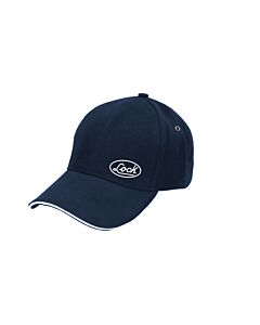 Gorra con bies color azul Lock