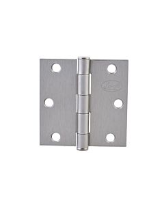 Paq c/10 Bisagra cuadrada perno suelto de acero níquel satinado 3" x 3" Lock