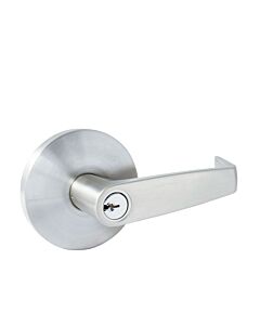 Manija cilíndrica plana función entrada, acero inoxidable, llave estándar, blíster Lock