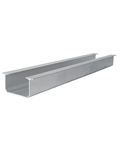Riel tipo TT para clóset 3 m, de aluminio Lock