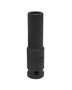 Dado de impacto largo cuadro de 1/2", 6 puntas, en pulgadas, 1/2" Surtek