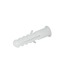 Taquete blanco 1/4", 25 piezas Surtek
