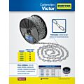 Cadena de acero al carbón tipo Víctor 4.1 mm x 30 m Surtek