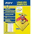 Lona de polietileno color rojo 5 x 6 m Foy