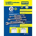 Paq c/3 Llave combinada pulido espejo de matraca en pulgadas, 12 puntas, 7/16" Surtek