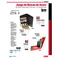 Juego de brocas premium y machuelos de acero de alta velocidad, 18 piezas Urrea