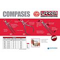 Compás para medición interior  6" Urrea