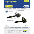 Motosierra a gasolina 20"45cc Surtek