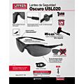 Paq c/12 Lentes de seguridad modelo Universal, oscuros Urrea