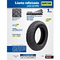 Llanta neumática 4 capas de 16" sin rin para carretilla Surtek
