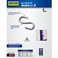 Paq c/12 Gancho "S" 1/4" Surtek