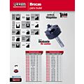 Broca para router de acero recta de 2 filos 5/16" zanco de 1/4" Urrea