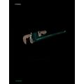 Llave stillson de hierro maleable, 8" Urrea