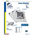 Lona de polietileno reforzada color blanco 4 x 5 m Surtek