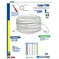 Cable eléctrico THW calibre 10, 100 m color blanco Surtek
