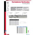 Cortador vertical punta plana 4 gavilanes, 1/2" Urrea