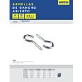 Armella abierta 33 mm x 10 mm, 150 piezas Surtek