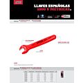 Llave española 1000 V métrica, 19 mm Urrea