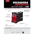 Soldadora inverter para electrodos de 1 fase 200 A, 110 V - 220 V Urrea