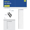 Tornillo tipo máquina rosca parcial 5/16" x 5", 30 piezas Surtek