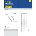 Tornillo tipo máquina cabeza redonda 3/16" x 2", 100 piezas Surtek