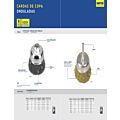 Carda copa ondulada alambre delgado 1" x 0.30 mm con zanco 1/4" Surtek